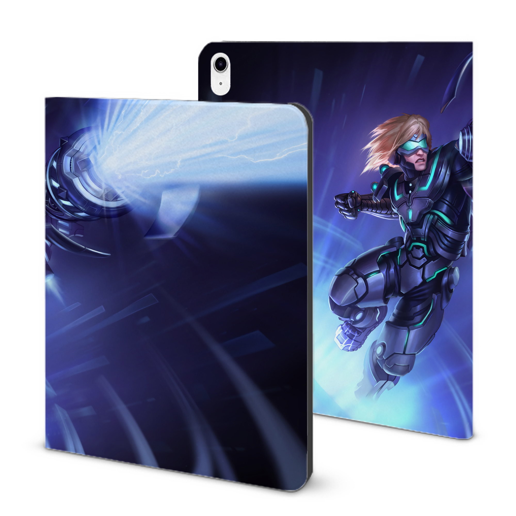 （画像用） リーグ・オブ・レジェンド League of Legends LOL IPad ケース ブック型 PUレザー TPU 耐衝撃 軽量 薄型 ペン収納なし 全面保護 IPad 各モデル対応